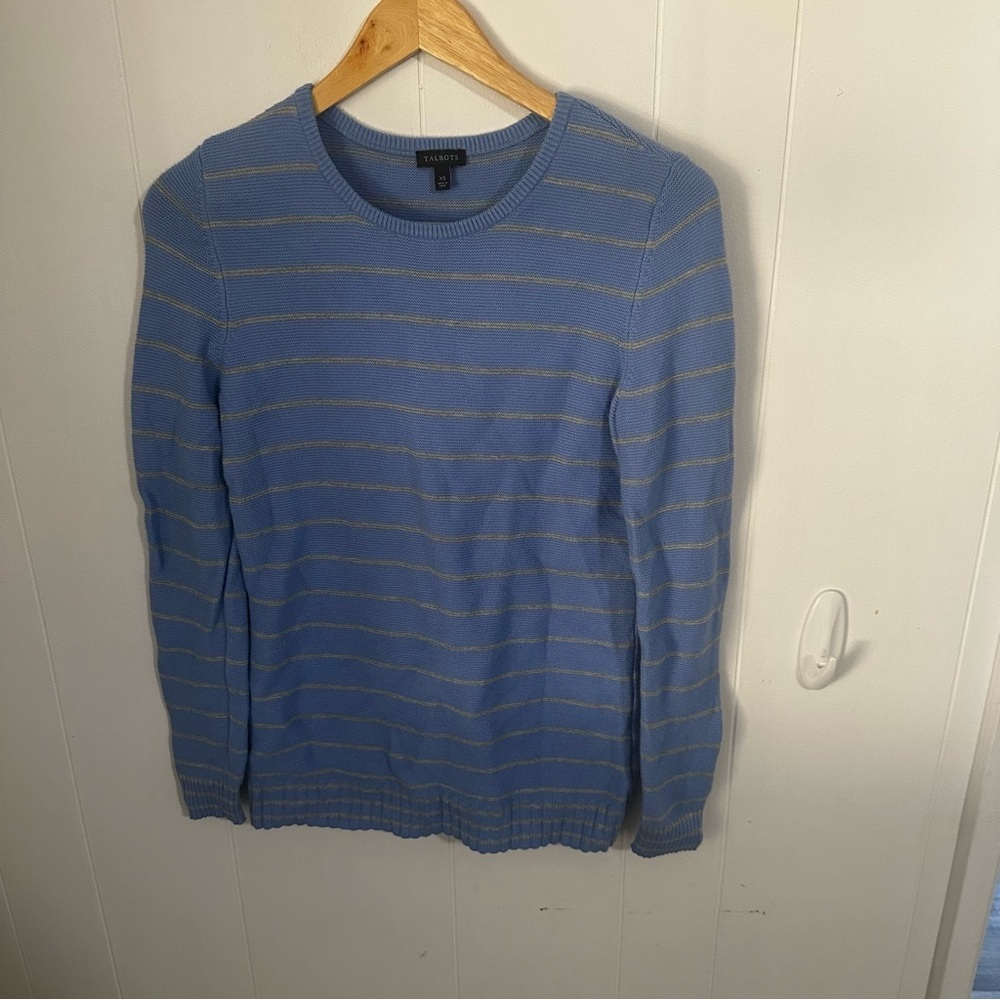 Blue Striped Sweater